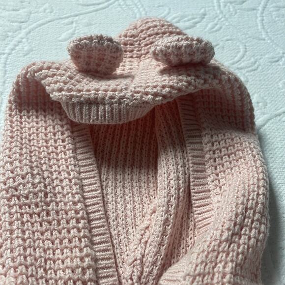 NWT Carter’s Pink 100% Cotton Knit Sweater Size 6 months - Picture 2 of 6